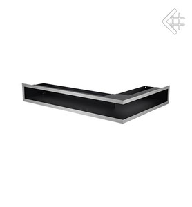 kratka wentylacyjna luft narożny lewy 600x400x90 mm - kolor szlifowany