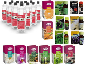 ZESTAW: biopaliwo 12 butelek po 1L + olejek do aromaterapii 14 szt