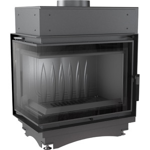 Wkład kominkowy powietrzny żeliwny z szybrem Maja 8 DECO lewy BS (szyby łączone bez szprosa) fi 150 + dolot, moc 3-10kw