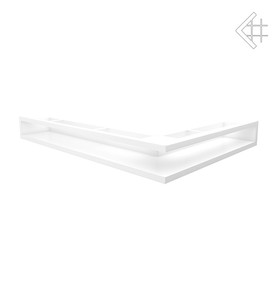 kratka wentylacyjna luft narożny SF (płytki) lewy 766x547x90 mm - kolor biały