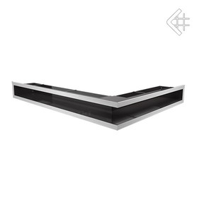 kratka wentylacyjna luft narożny lewy 766x547x90 mm - kolor szlifowany