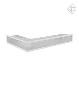 kratka wentylacyjna luft SF (płytki) narożny prawy 400x600x90 mm - kolor biały