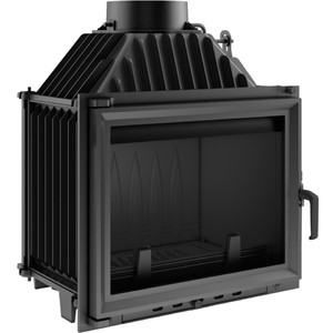 Wkład kominkowy powietrzny żeliwny z szybrem Maja 8 + dolot, moc 3-10kw