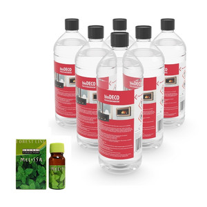 ZESTAW: biopaliwo 6 butelek po 1L + olejek melisa GRATIS