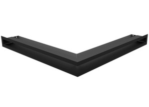kratka wentylacyjna luft narożny 45S 560x560x60 - kolor czarny 