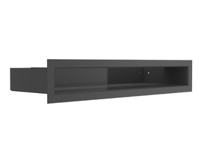 kratka wentylacyjna luft SF (płytki) 60x400 mm - kolor czarny